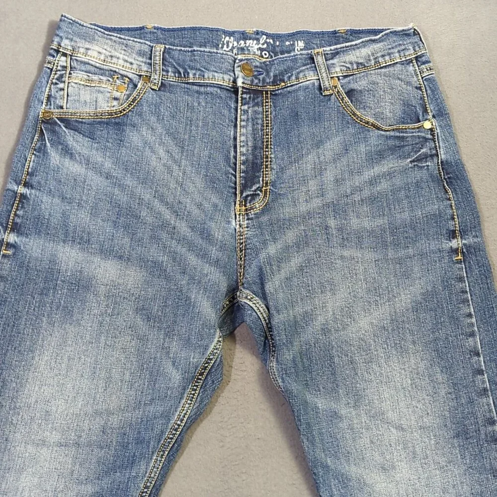 Wrangler Jeans Men's 38x30 Fits 35x29 Blue Retro Slim Boot Western Denim
